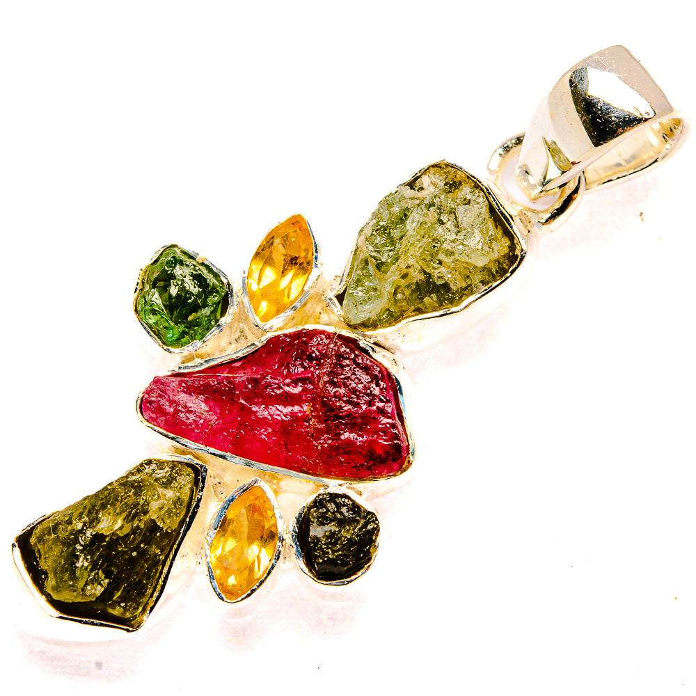 Tourmaline Pendants handcrafted by Ana Silver Co - PD31384 - Photo 2