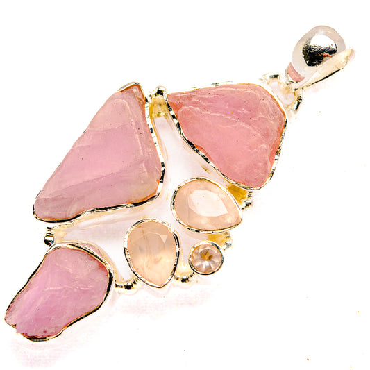 Kunzite Pendants handcrafted by Ana Silver Co - PD31389 - Photo 2