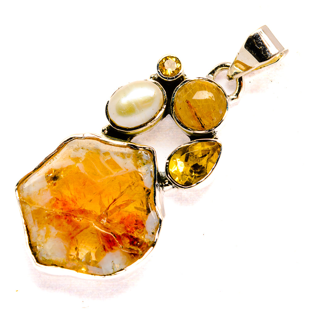 Citrine Pendants handcrafted by Ana Silver Co - PD31395 - Photo 2