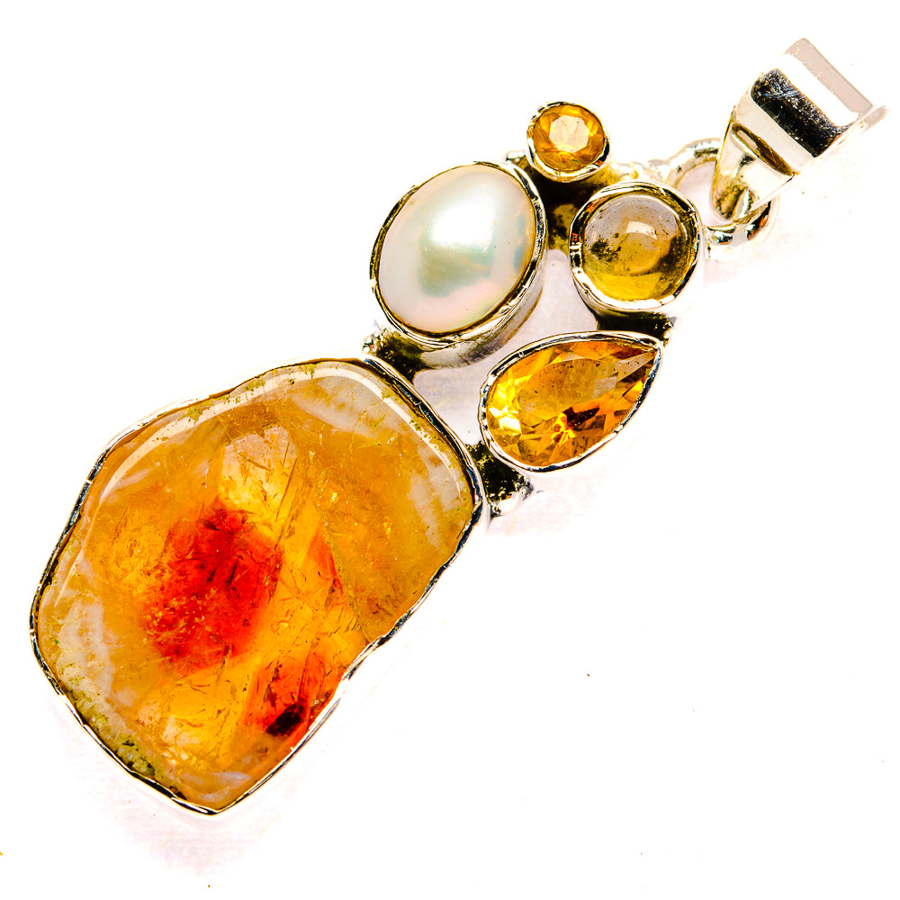 Citrine Pendants handcrafted by Ana Silver Co - PD31396 - Photo 2