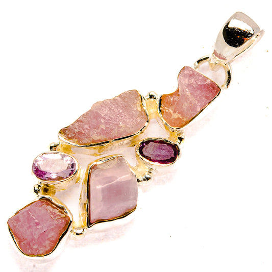 Kunzite Pendants handcrafted by Ana Silver Co - PD31397 - Photo 2