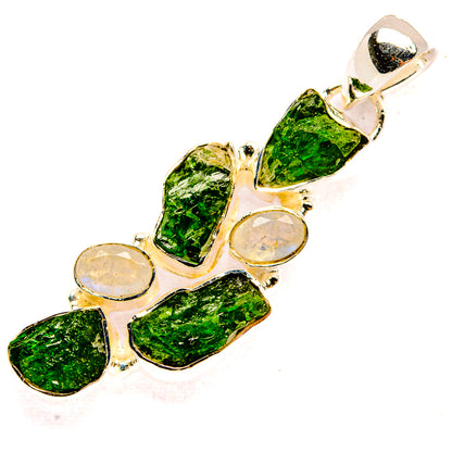 Chrome Diopside Pendants handcrafted by Ana Silver Co - PD31398 - Photo 2