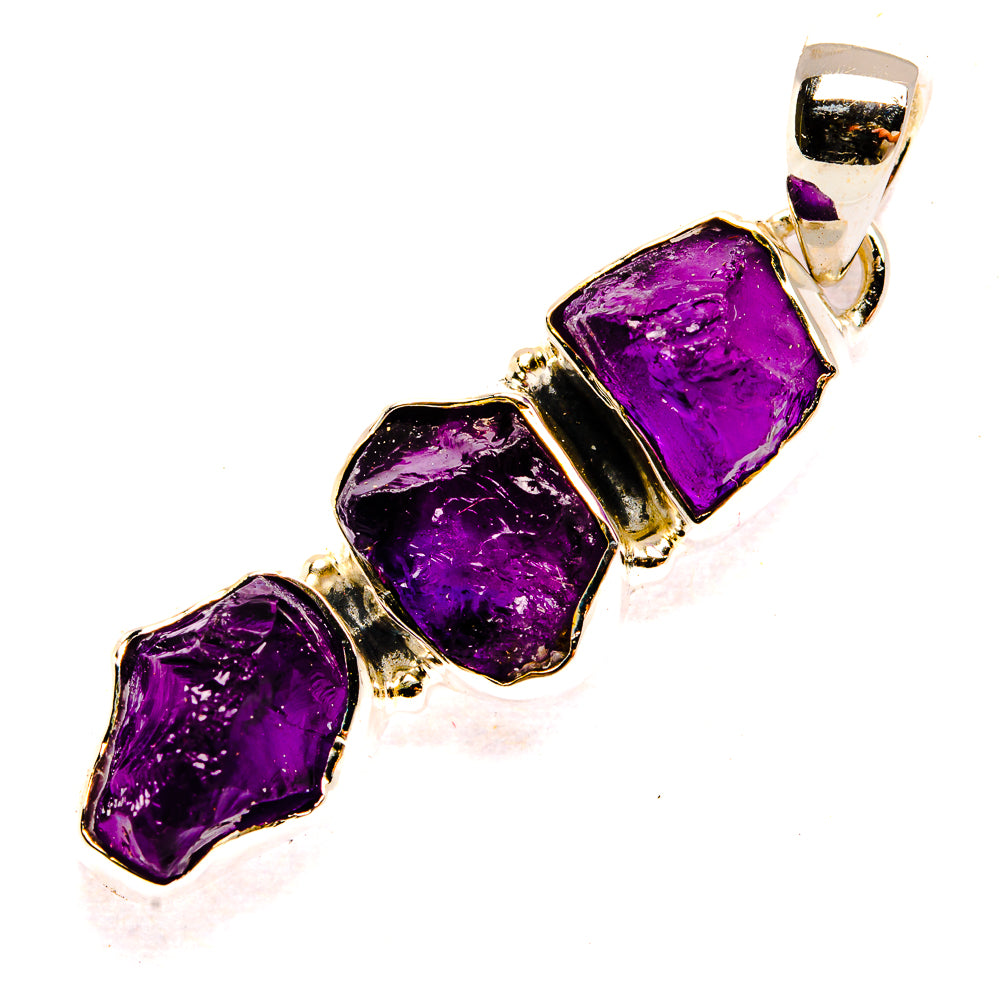 Amethyst Pendants handcrafted by Ana Silver Co - PD31399 - Photo 2