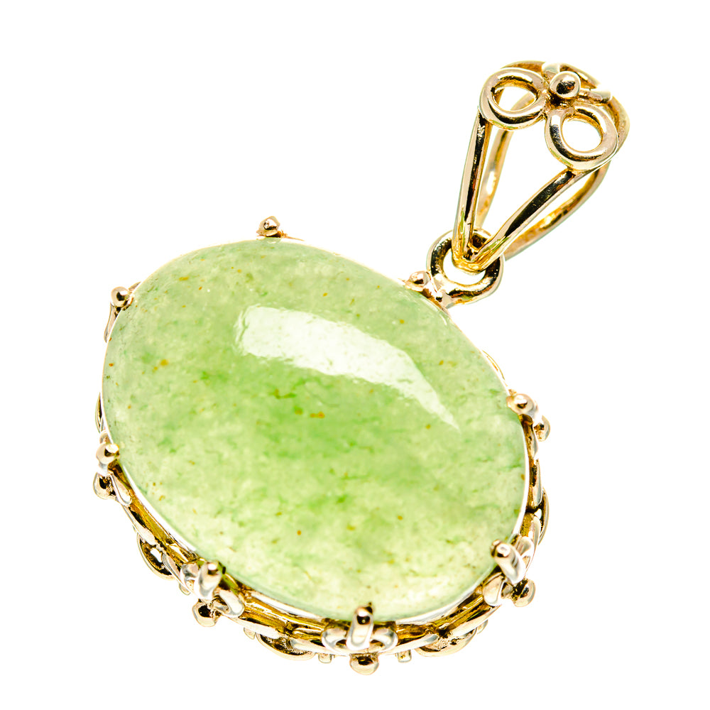 Prehnite Pendants handcrafted by Ana Silver Co - PD3140