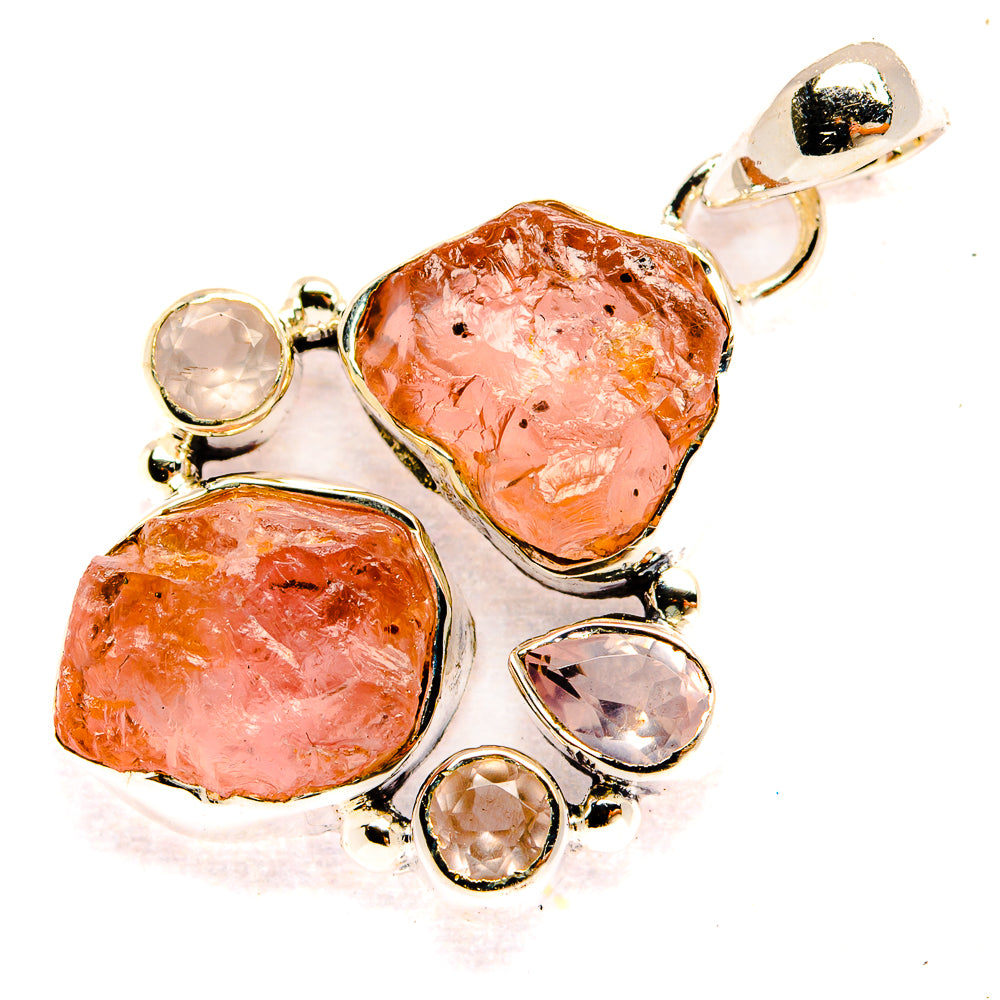 Rose Quartz Pendants handcrafted by Ana Silver Co - PD31406 - Photo 2