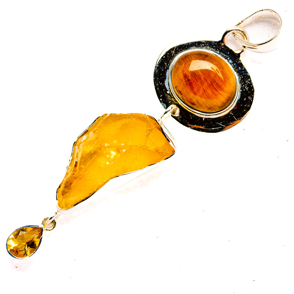 Citrine Pendants handcrafted by Ana Silver Co - PD31408 - Photo 2