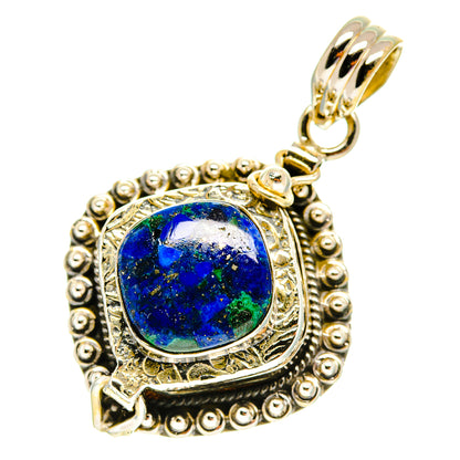 Azurite Pendants handcrafted by Ana Silver Co - PD3141