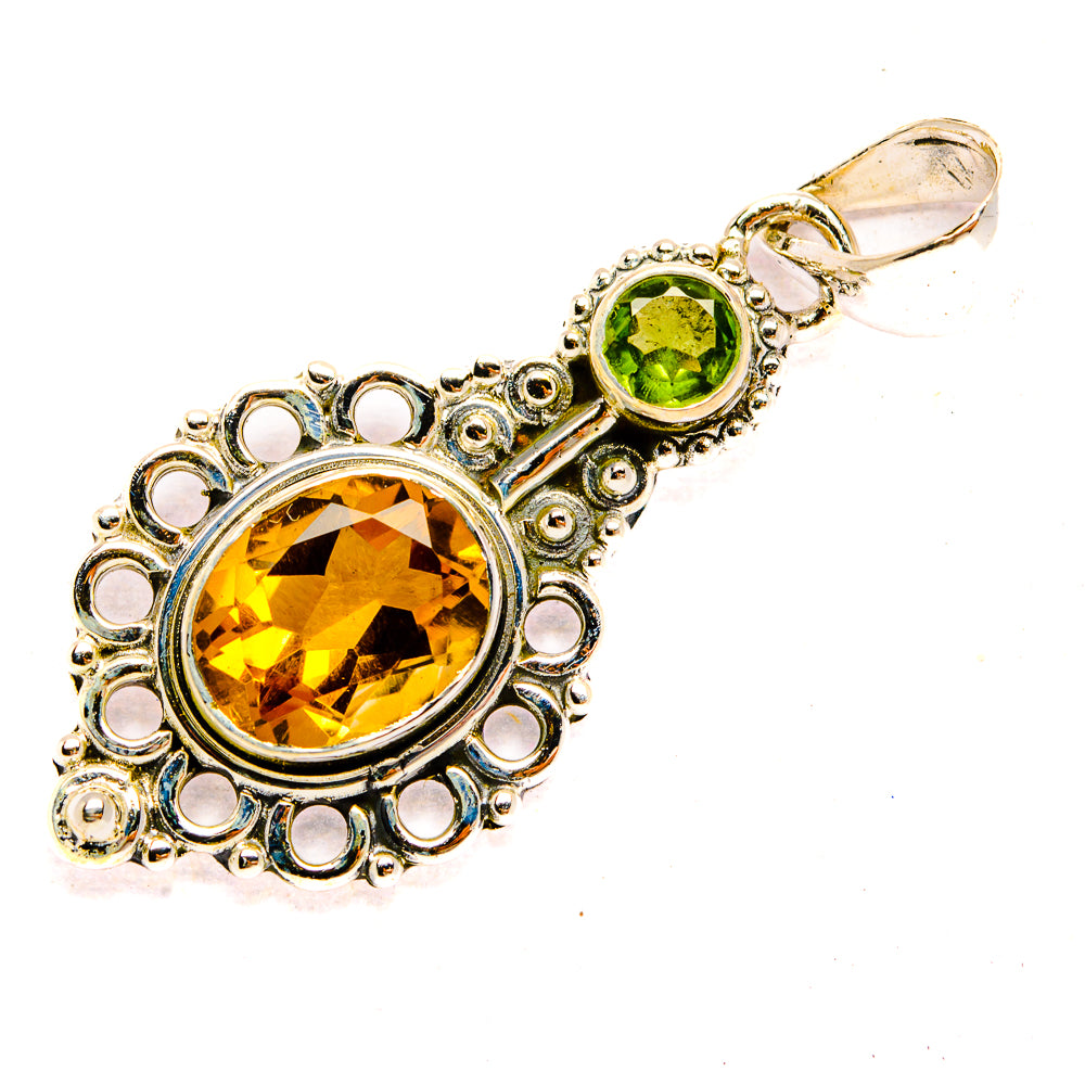 Citrine Pendants handcrafted by Ana Silver Co - PD31411 - Photo 2