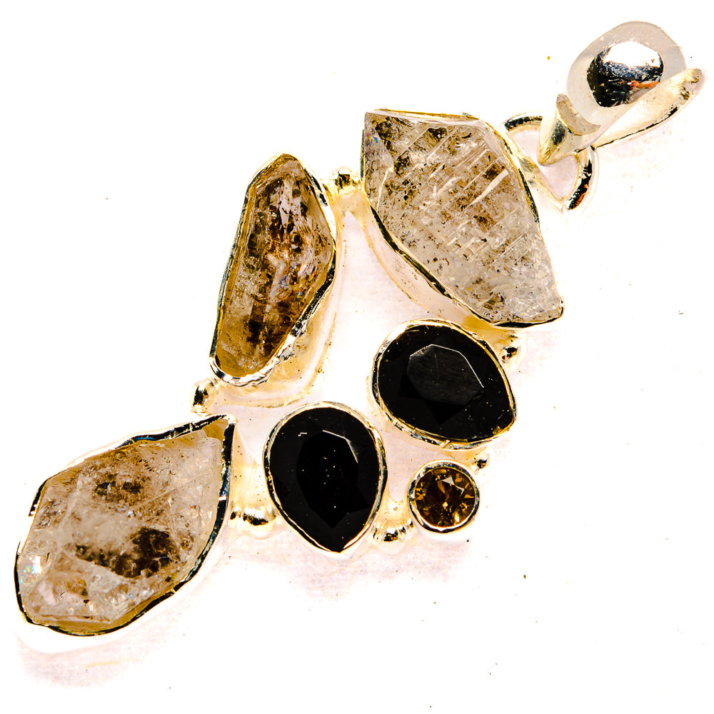 Herkimer Diamond Pendants handcrafted by Ana Silver Co - PD31432 - Photo 2