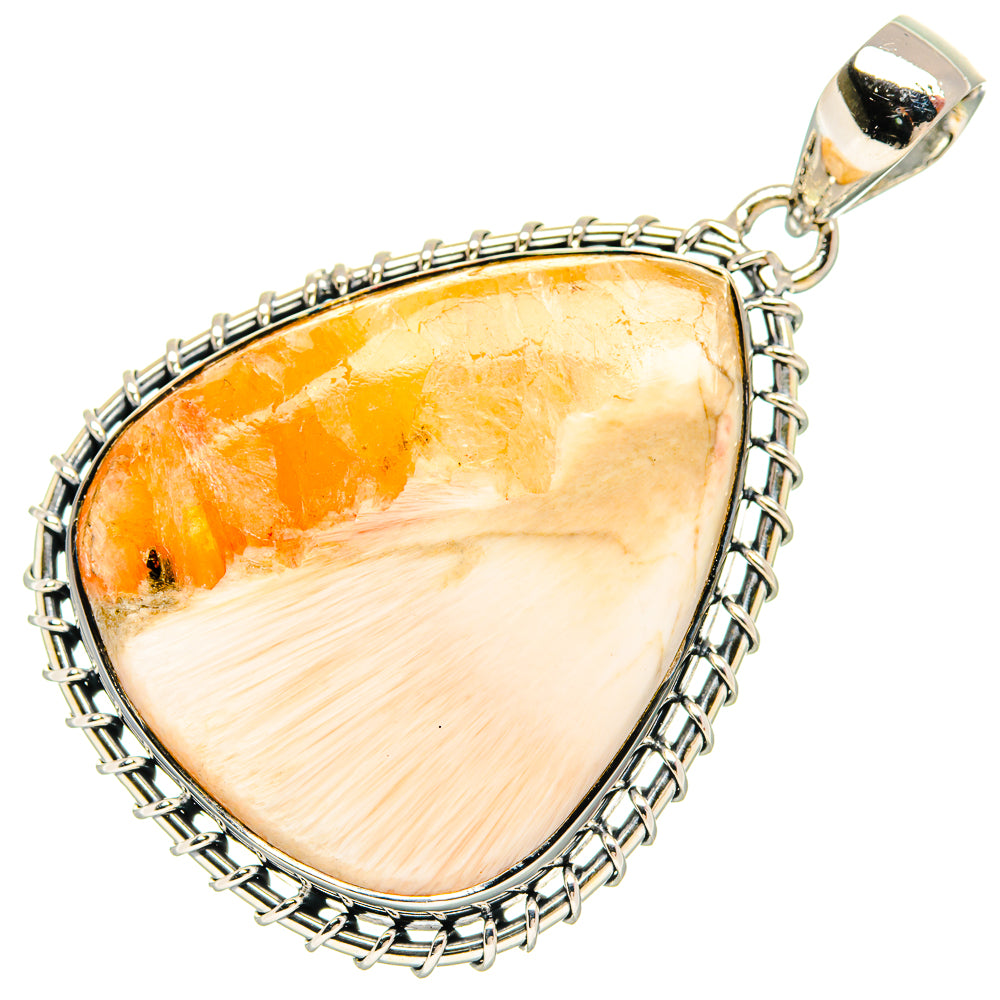 Scolecite Pendants handcrafted by Ana Silver Co - PD31435 - Photo 2