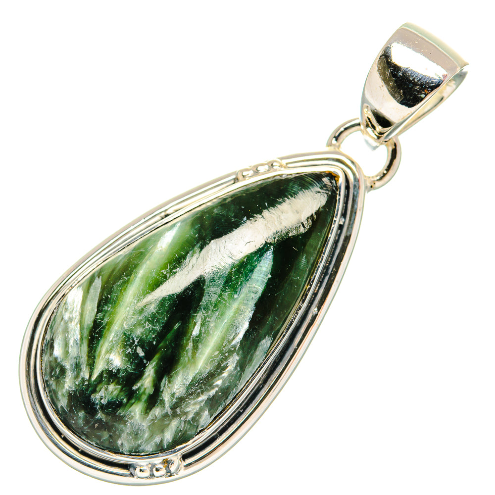 Seraphinite Pendants handcrafted by Ana Silver Co - PD31442 - Photo 2