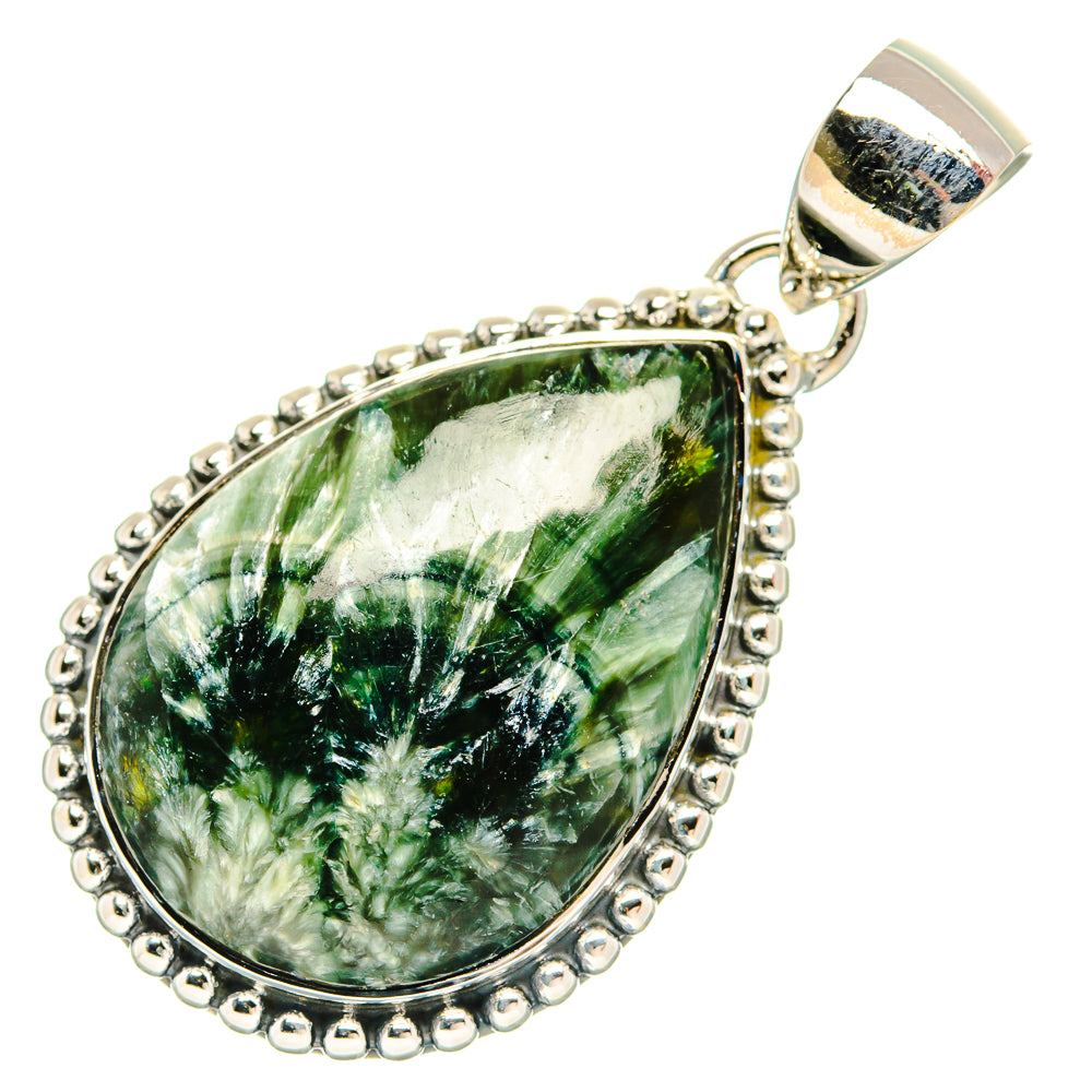 Seraphinite Pendants handcrafted by Ana Silver Co - PD31454 - Photo 2