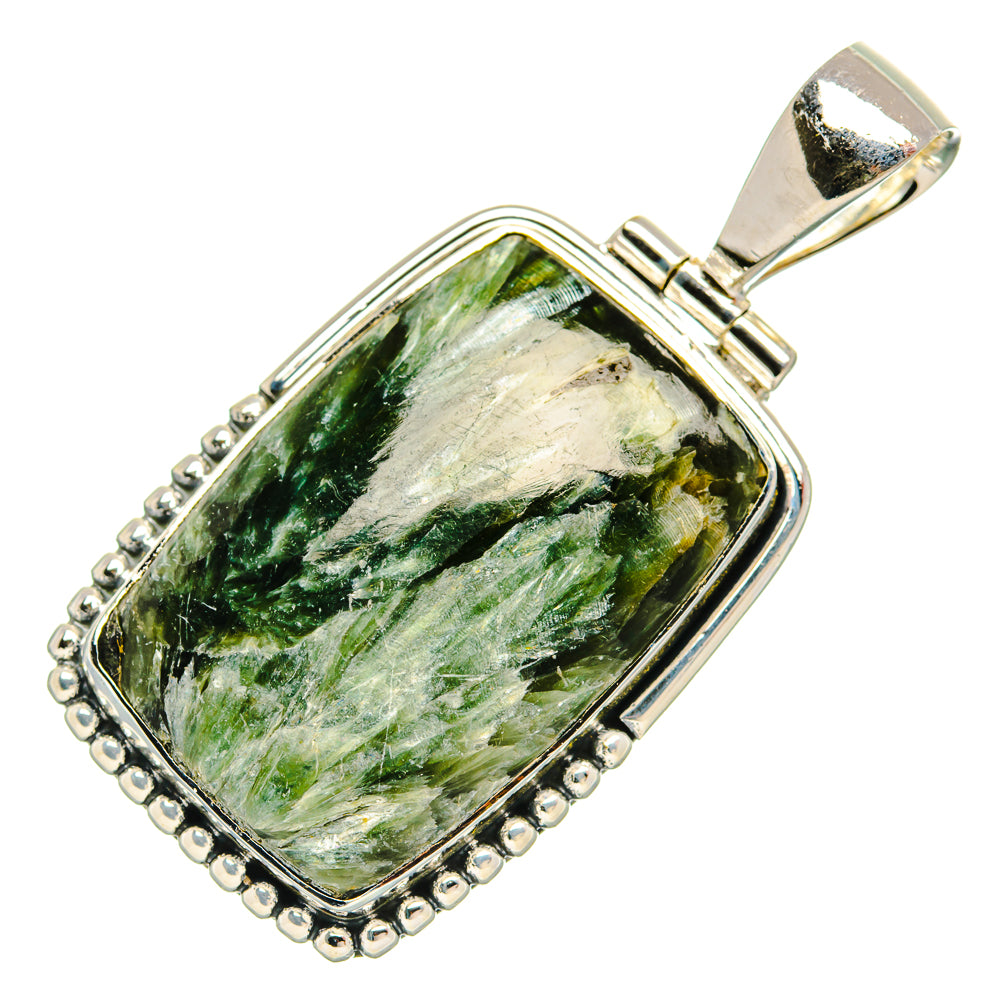 Seraphinite Pendants handcrafted by Ana Silver Co - PD31456 - Photo 2