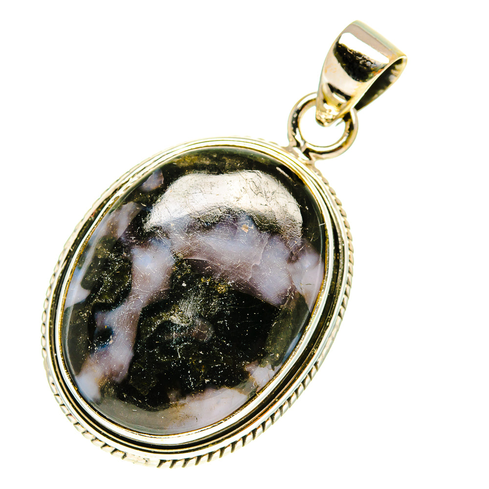 Gabbro Stone Pendants handcrafted by Ana Silver Co - PD3147