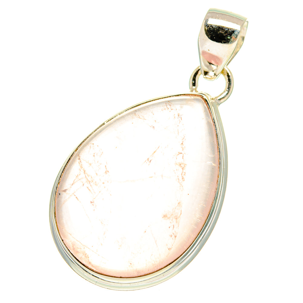 Rose Quartz Pendants handcrafted by Ana Silver Co - PD3148