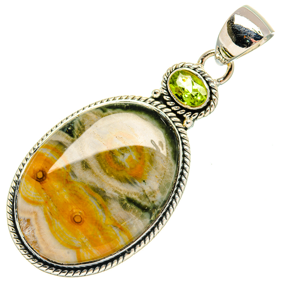 Ocean Jasper Pendants handcrafted by Ana Silver Co - PD31488 - Photo 2