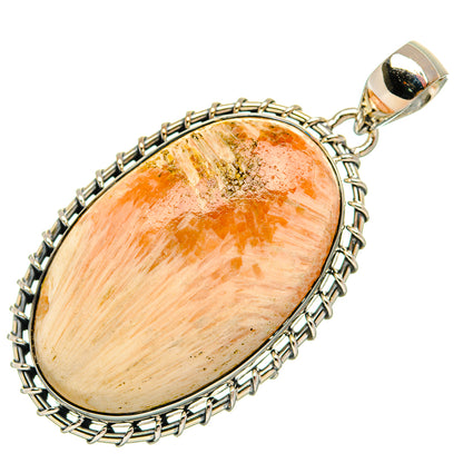 Scolecite Pendants handcrafted by Ana Silver Co - PD31497 - Photo 2