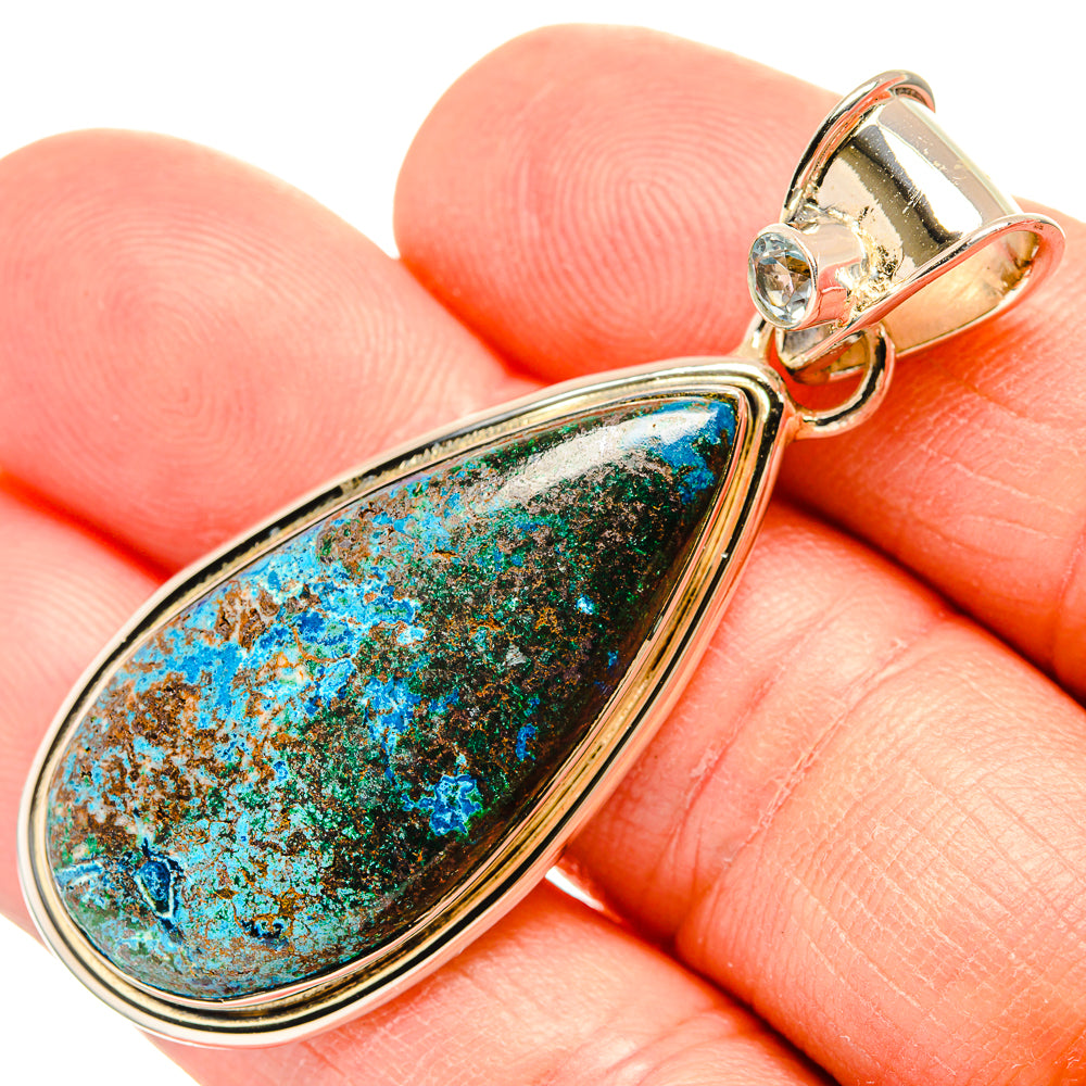 Shattuckite Pendants handcrafted by Ana Silver Co - PD31500 - Photo 2