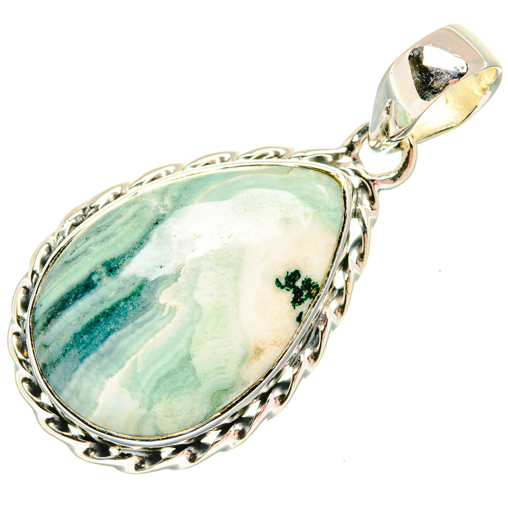 Moroccan Agate Pendants handcrafted by Ana Silver Co - PD31506 - Photo 2