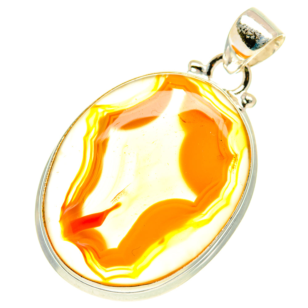 Botswana Agate Pendants handcrafted by Ana Silver Co - PD3151