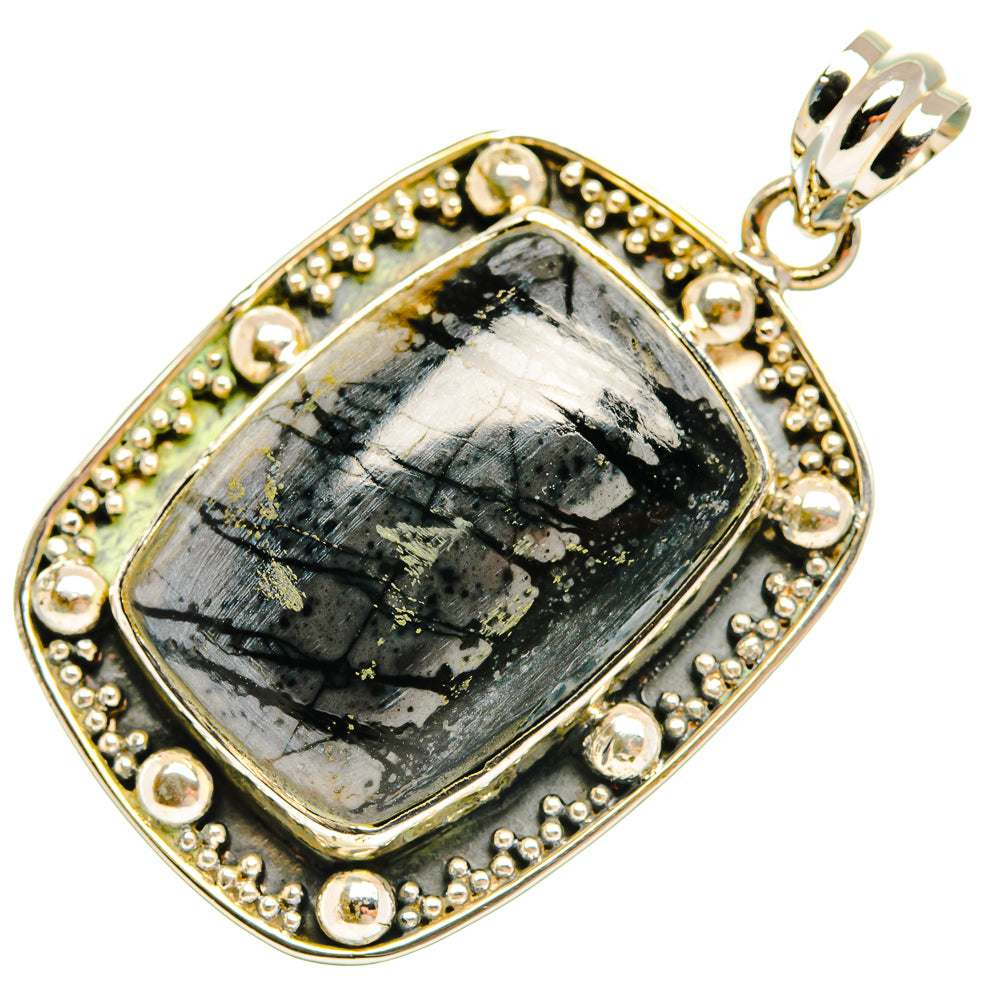 Seraphinite Pendants handcrafted by Ana Silver Co - PD31518 - Photo 2