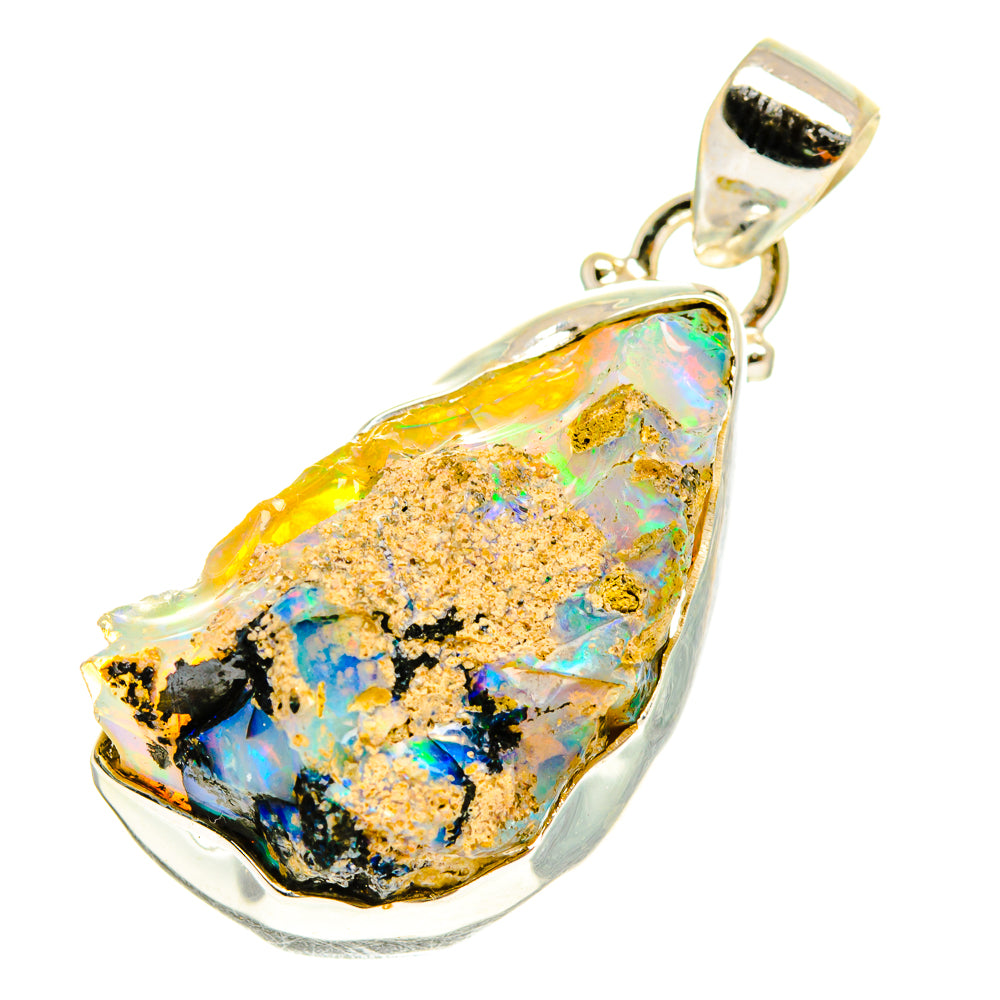 Ethiopian Opal Pendants handcrafted by Ana Silver Co - PD3152