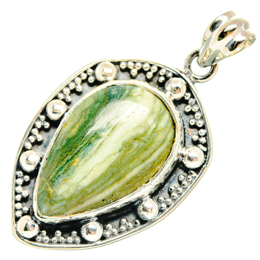 Picasso Jasper Pendants handcrafted by Ana Silver Co - PD31521 - Photo 2