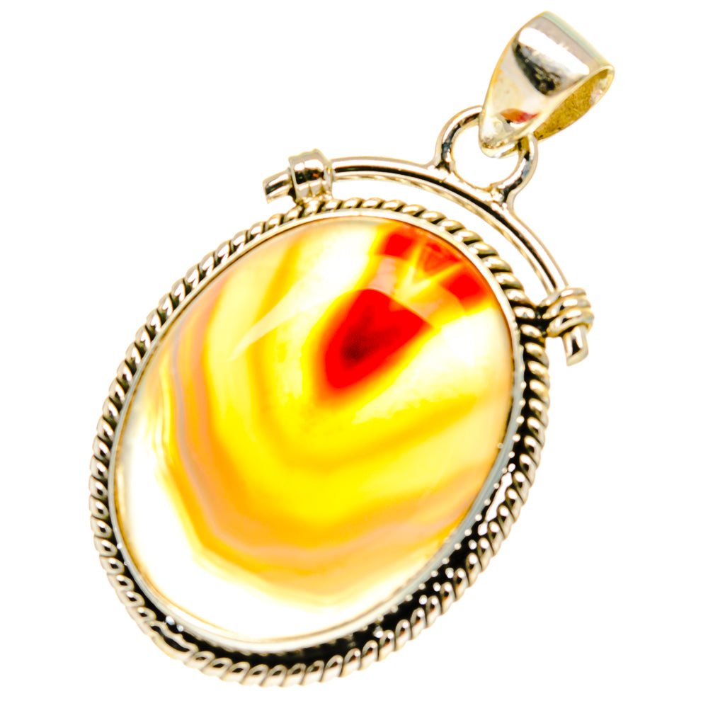 Botswana Agate Pendants handcrafted by Ana Silver Co - PD3153