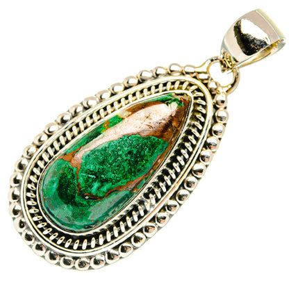 Malachite Pendants handcrafted by Ana Silver Co - PD31536 - Photo 2