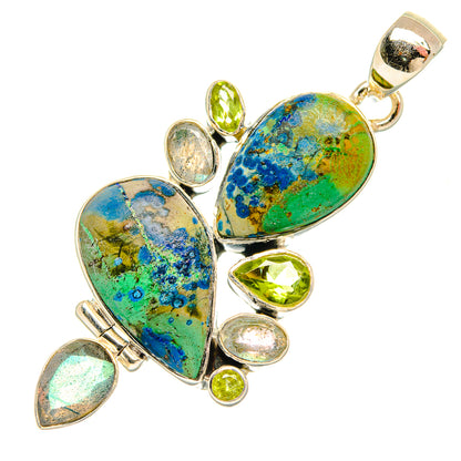 Mexican Fire Opal Pendants handcrafted by Ana Silver Co - PD31544 - Photo 2