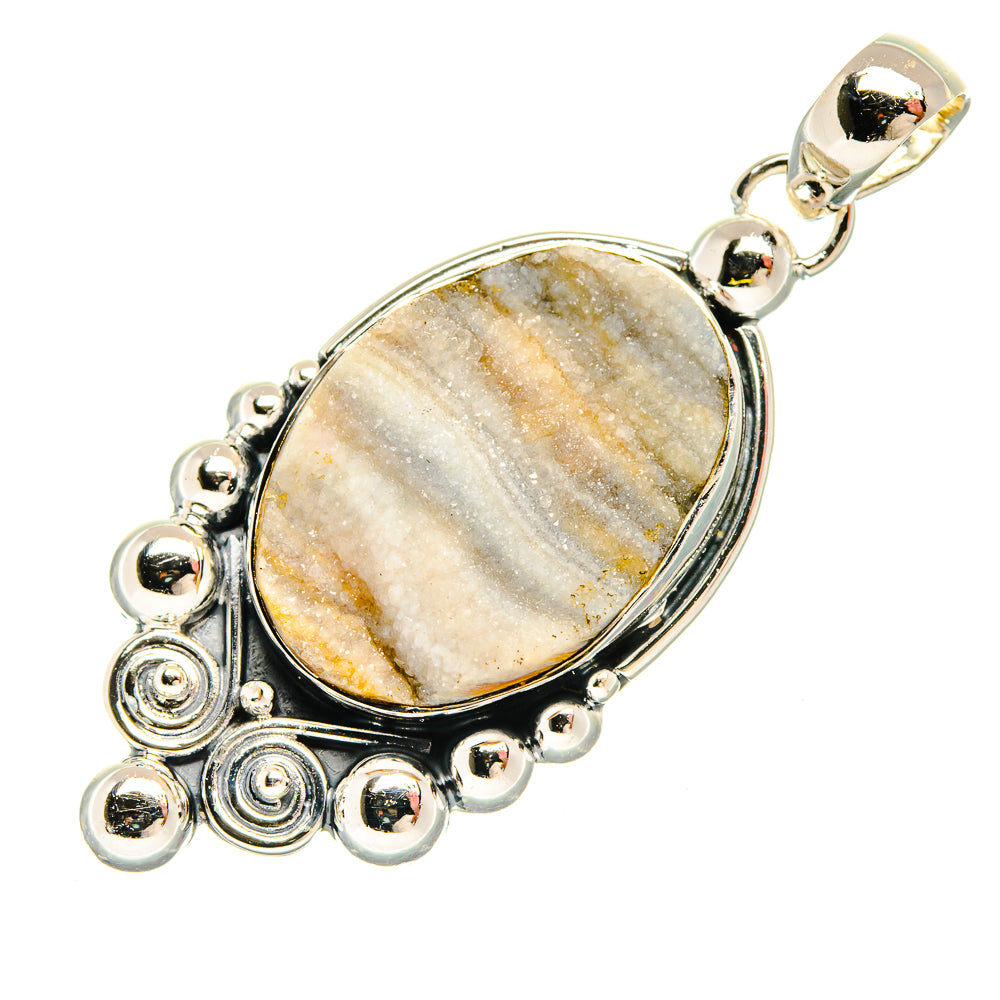 Lemon Chrysoprase Pendants handcrafted by Ana Silver Co - PD31548 - Photo 2