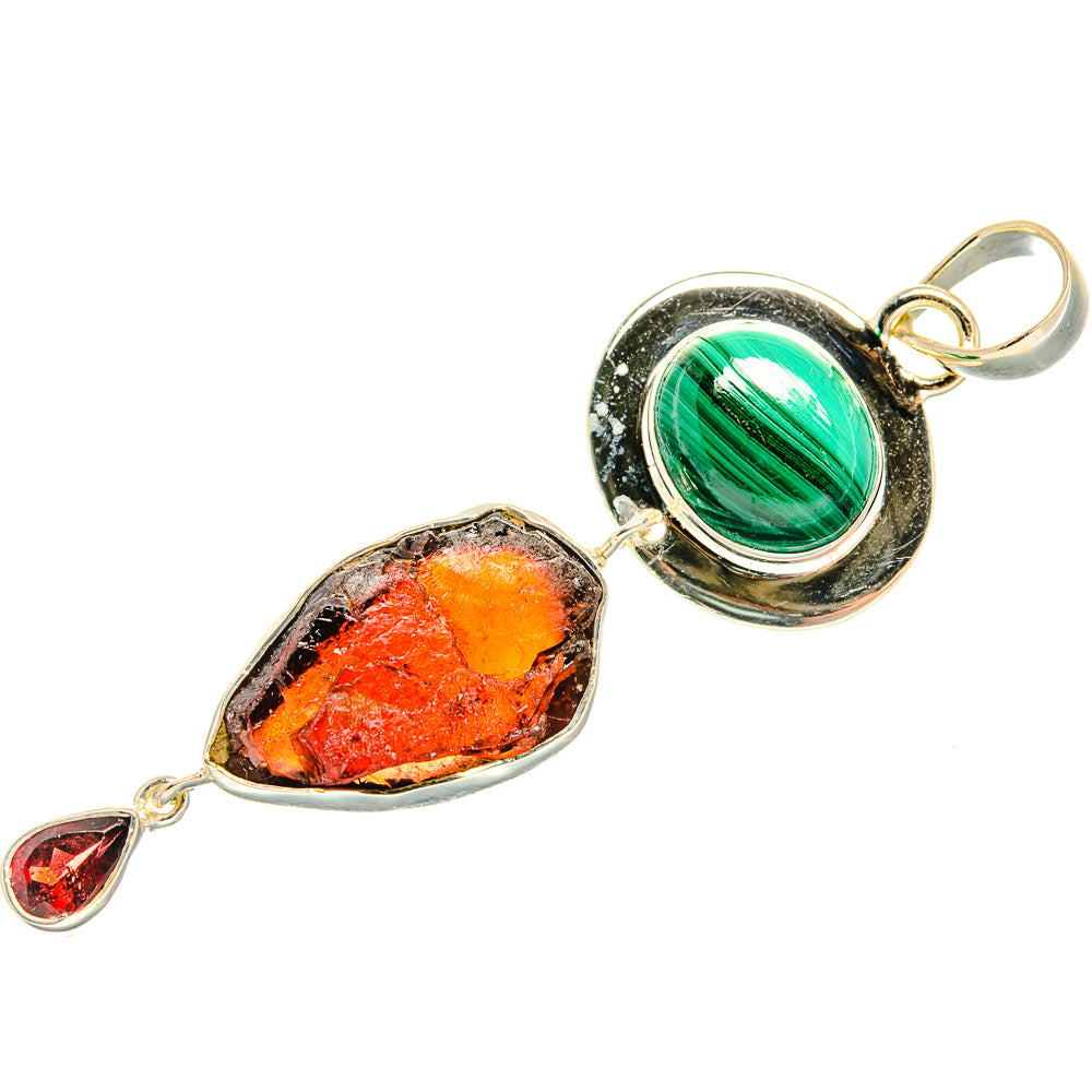 Thulite Pendants handcrafted by Ana Silver Co - PD31559 - Photo 2