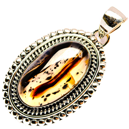 Scenic Dendritic Agate Pendants handcrafted by Ana Silver Co - PD31564 - Photo 2