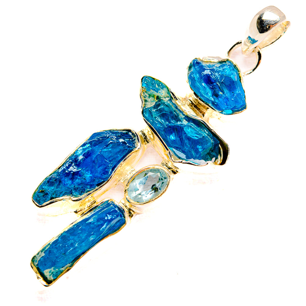Lapis Lazuli Pendants handcrafted by Ana Silver Co - PD31581 - Photo 2