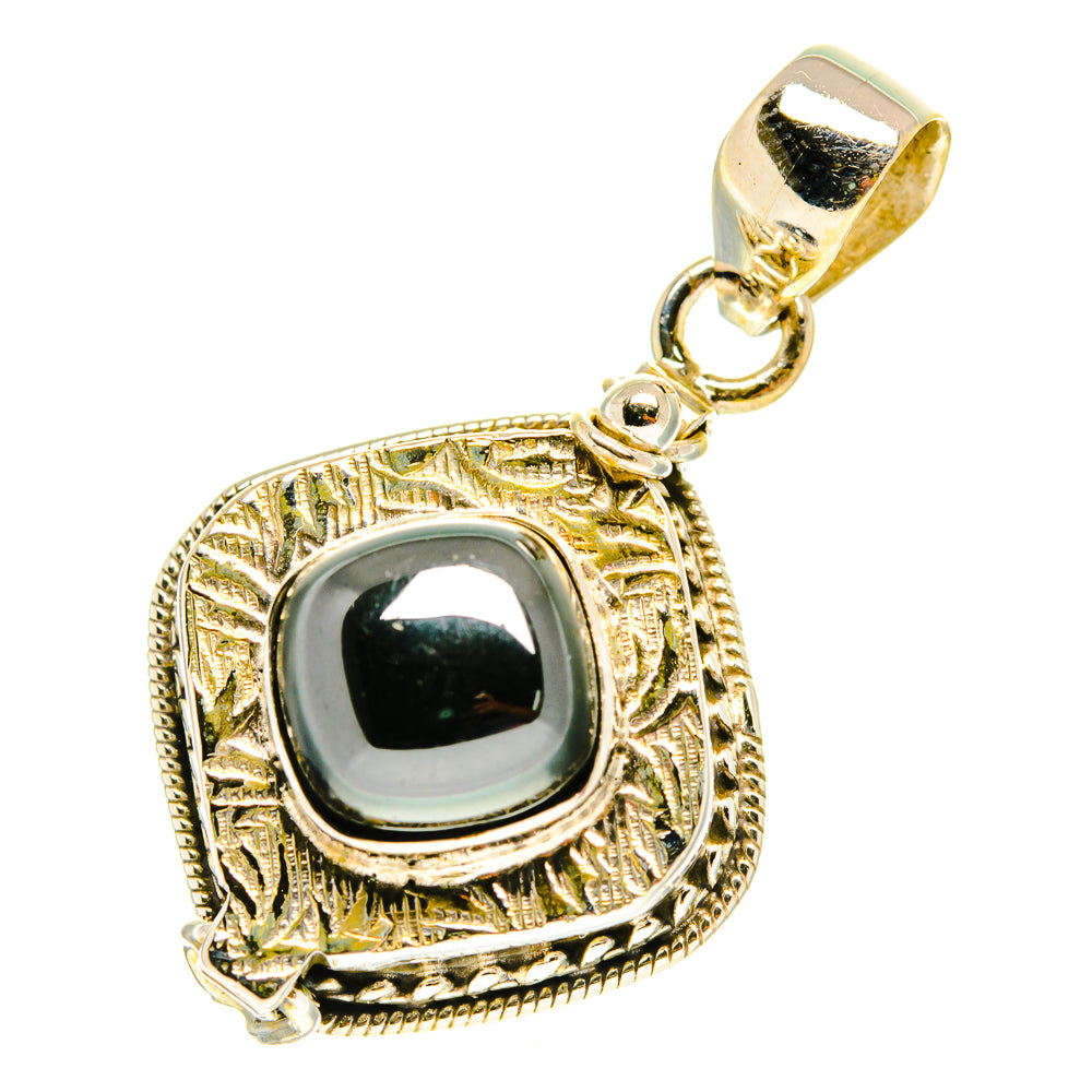 Hematite Pendants handcrafted by Ana Silver Co - PD3163