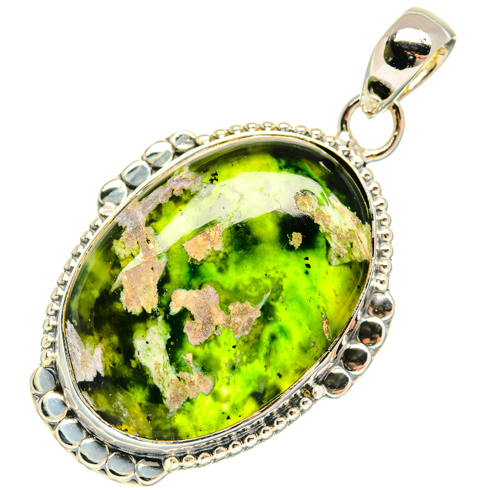 Ruby Zoisite Pendants handcrafted by Ana Silver Co - PD31630 - Photo 2