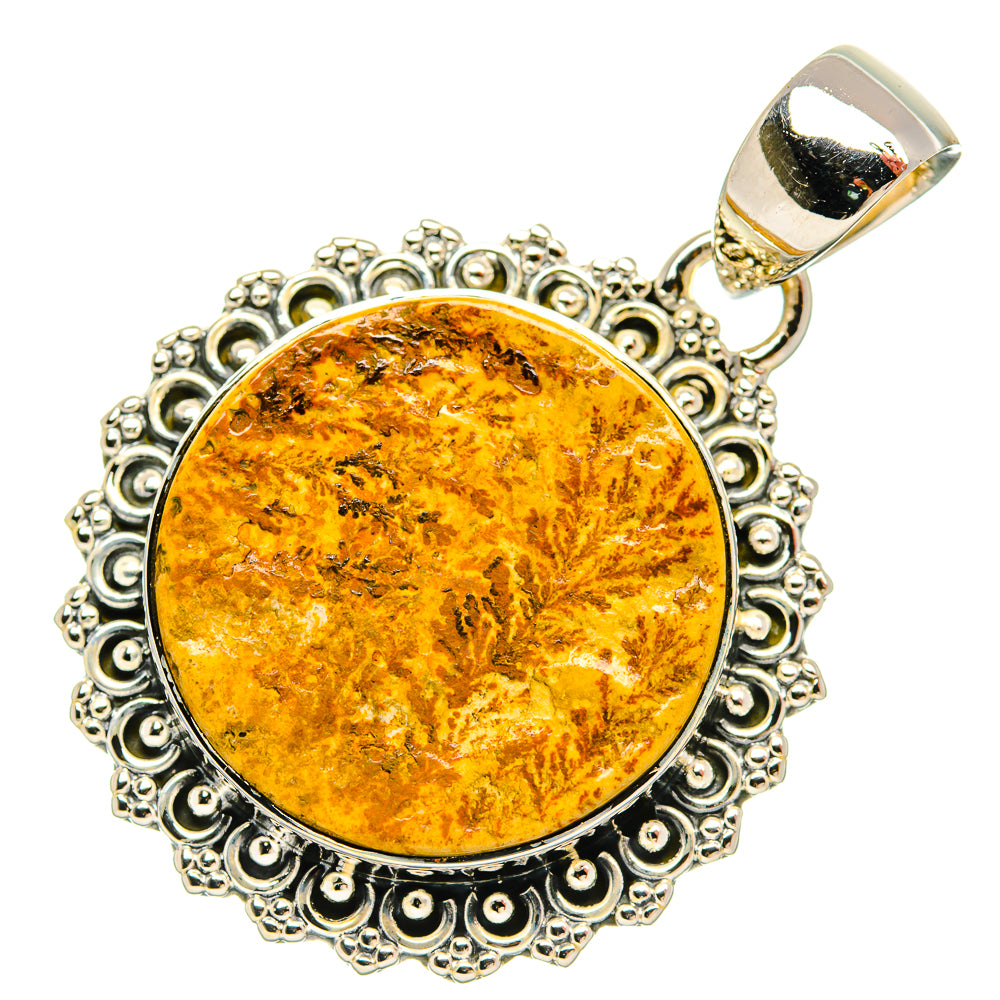 Moroccan Agate Pendants handcrafted by Ana Silver Co - PD31645 - Photo 2