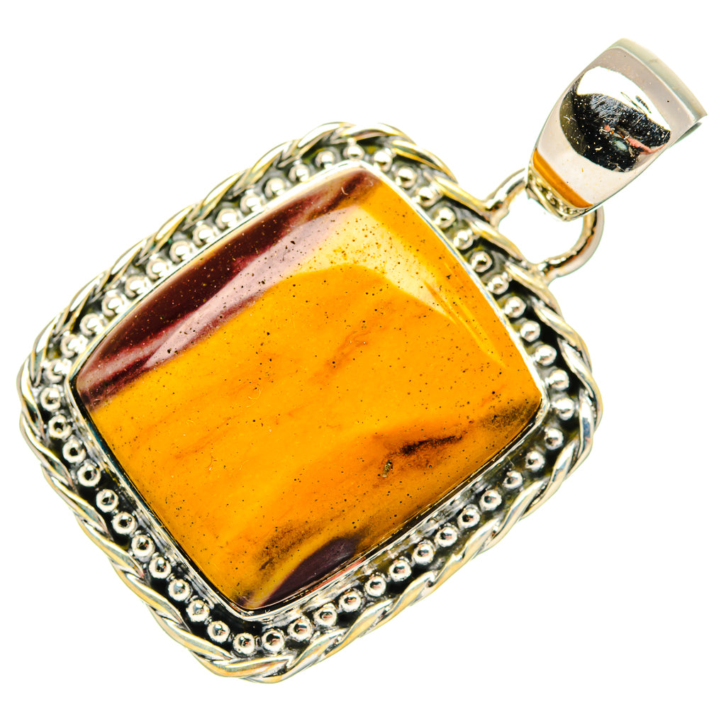 Lemon Chrysoprase Pendants handcrafted by Ana Silver Co - PD31664 - Photo 2