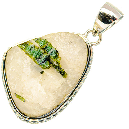 Tourmalinated Quartz Pendants handcrafted by Ana Silver Co - PD31668 - Photo 2