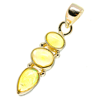 Ethiopian Opal Pendants handcrafted by Ana Silver Co - PD3169