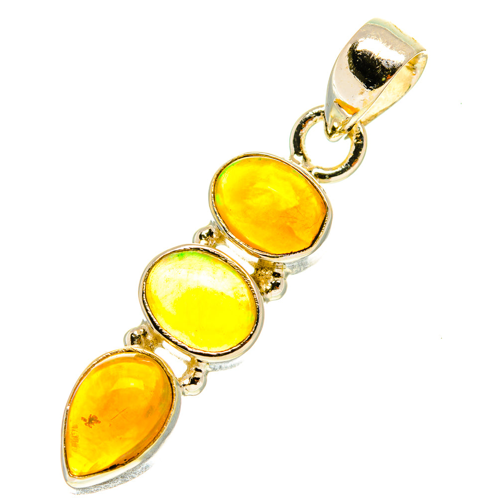 Ethiopian Opal Pendants handcrafted by Ana Silver Co - PD3171