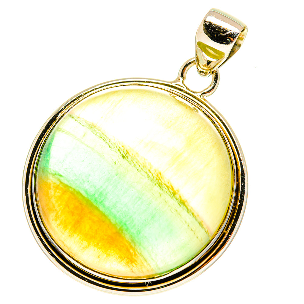 Green Fluorite Pendants handcrafted by Ana Silver Co - PD3172