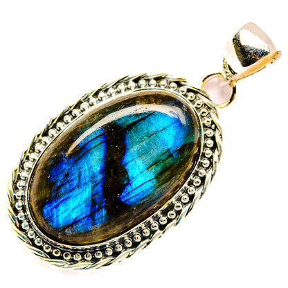 Rainbow Moonstone Pendants handcrafted by Ana Silver Co - PD31757 - Photo 2