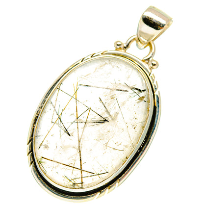Tourmalinated Quartz Pendants handcrafted by Ana Silver Co - PD3176