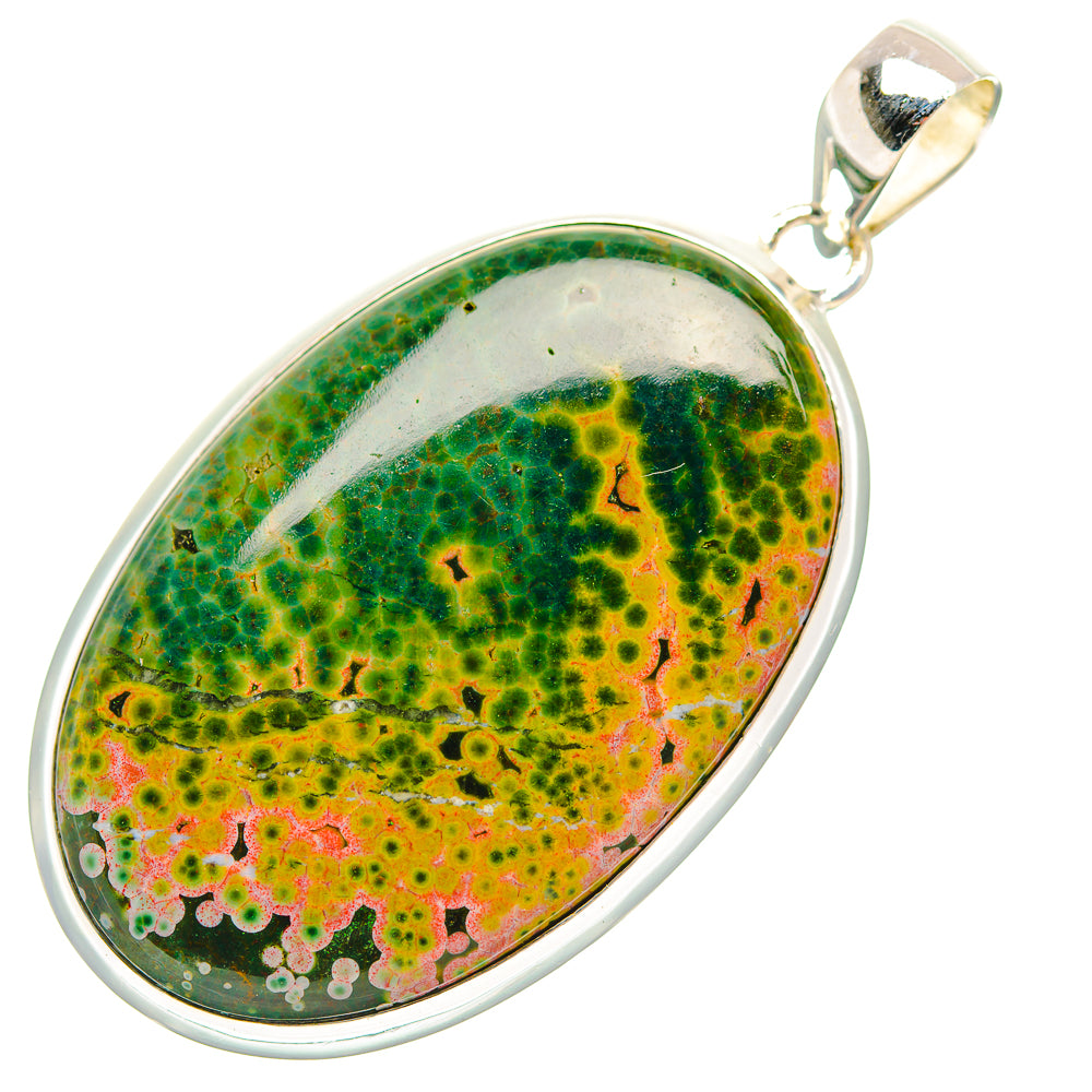 Dendritic Opal Pendants handcrafted by Ana Silver Co - PD31770 - Photo 2