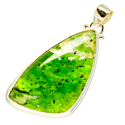 Australian Green Opal Pendants handcrafted by Ana Silver Co - PD3179