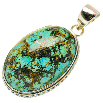 Australian Green Opal Pendants handcrafted by Ana Silver Co - PD31796 - Photo 2