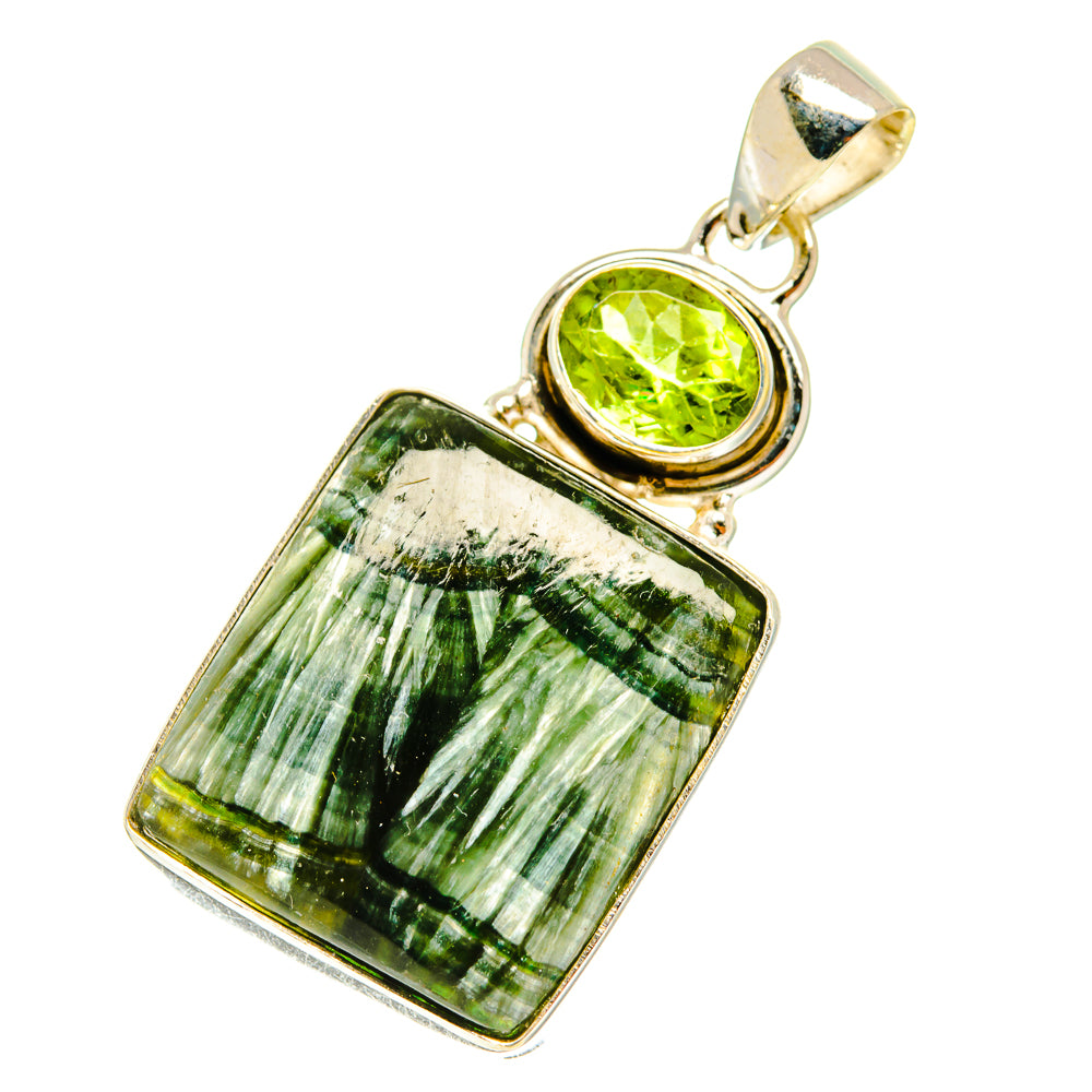 Seraphinite Pendants handcrafted by Ana Silver Co - PD3180