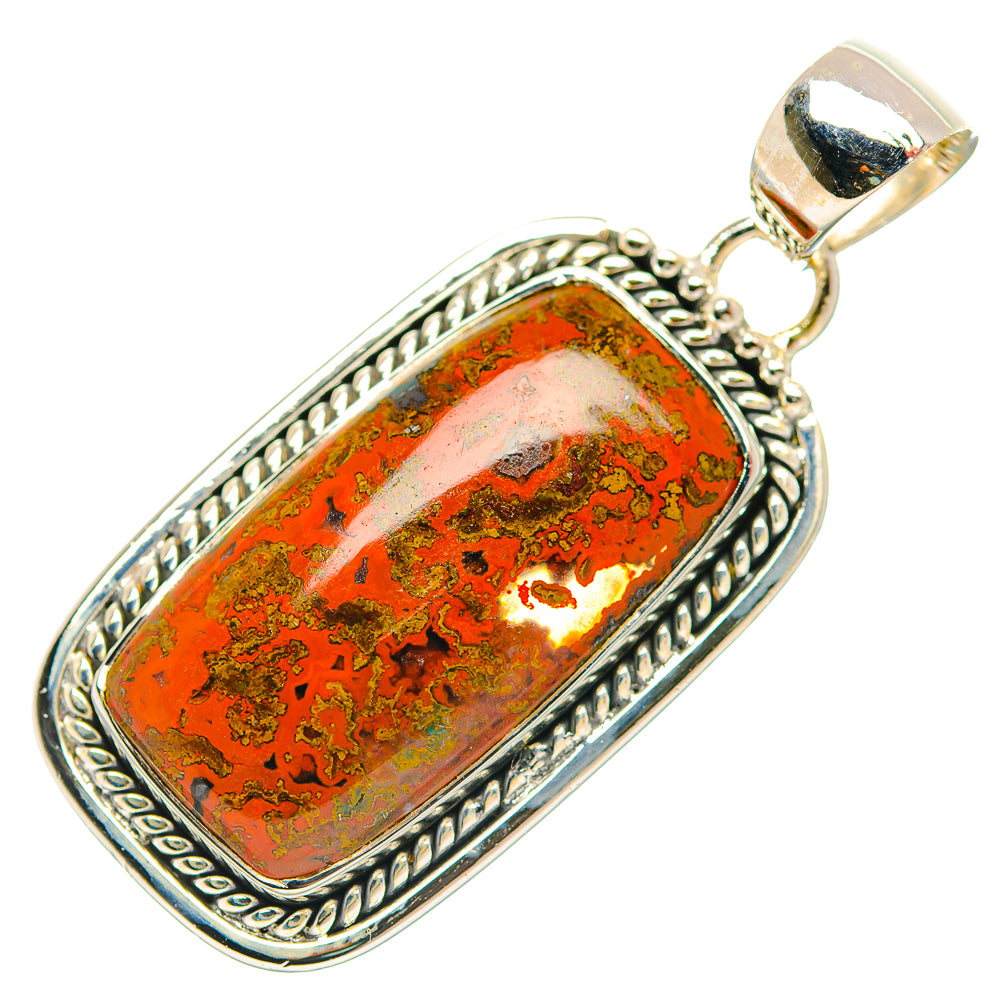 Green Swiss Opal Pendants handcrafted by Ana Silver Co - PD31823 - Photo 2