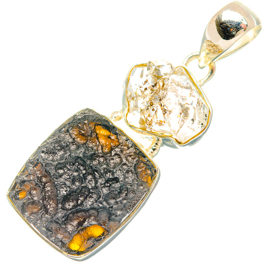 Tektite Pendants handcrafted by Ana Silver Co - PD31849 - Photo 2